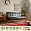 【送料無料】New Retro オリジナル 2人掛けソファ